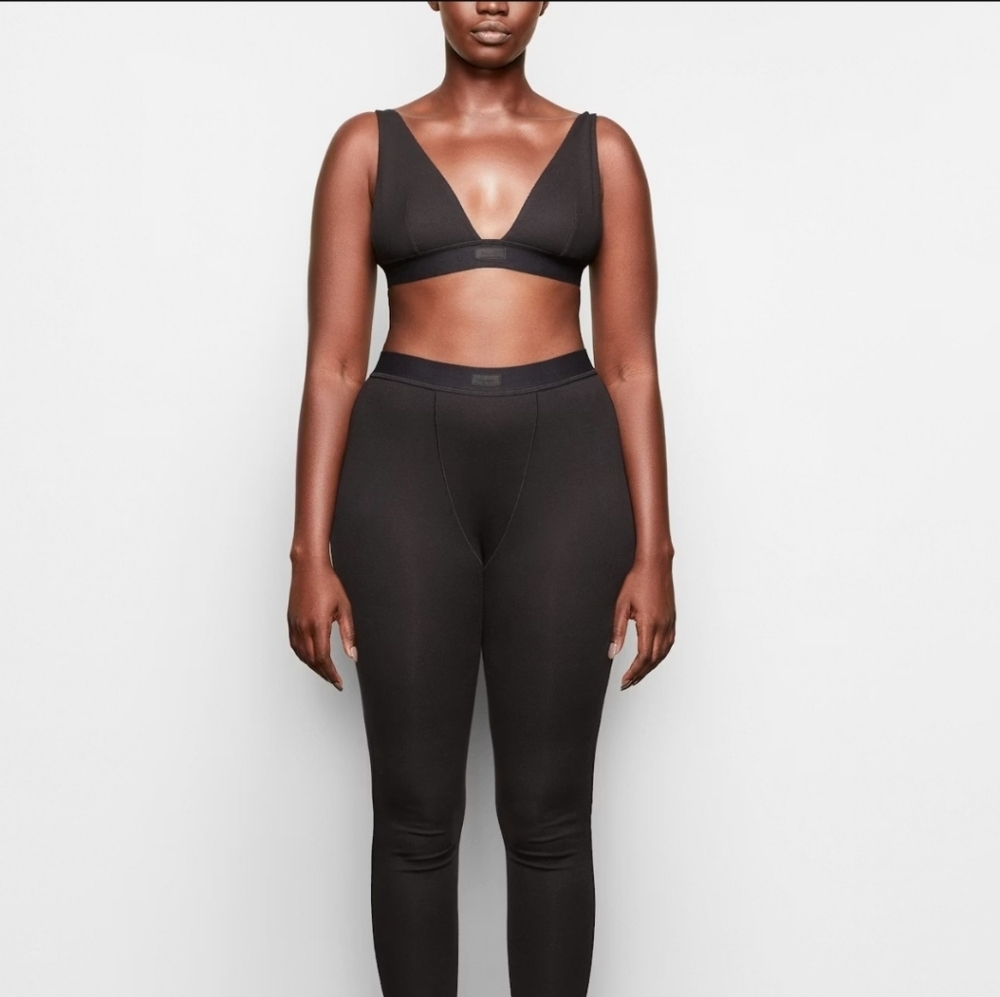 COTTON RIB LEGGING